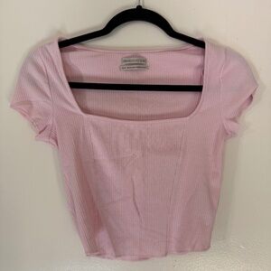 Pink PacSun Square Neck Top